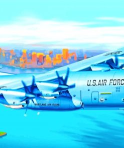 US Lockheed C 130 Plane Diamond Painting