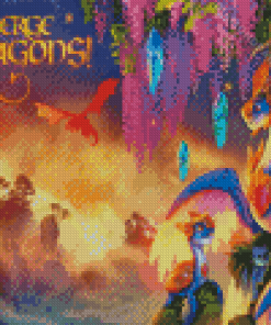 Video Game Merge Dragons Poster Diamond Painting