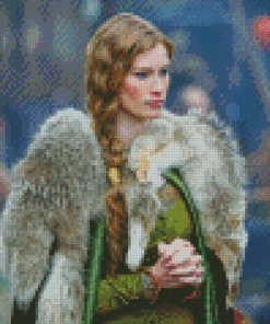 Vikings Queen Aslaug Alyssa Sutherland Diamond Painting