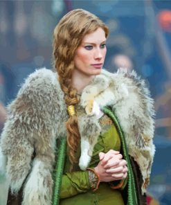 Vikings Queen Aslaug Alyssa Sutherland Diamond Painting