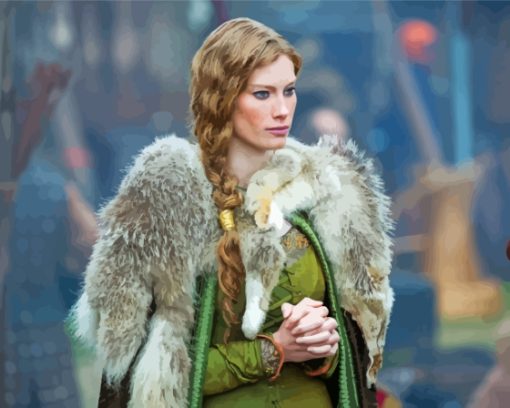 Vikings Queen Aslaug Alyssa Sutherland Diamond Painting