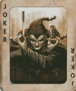 Vintage Joker Card Diamond Painting