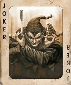 Vintage Joker Card Diamond Painting