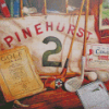 Vintage Pinehurst Poster Diamond Painting