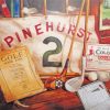 Vintage Pinehurst Poster Diamond Painting