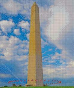 Washington Monument Tower Diamond Painting