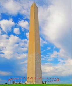 Washington Monument Tower Diamond Painting