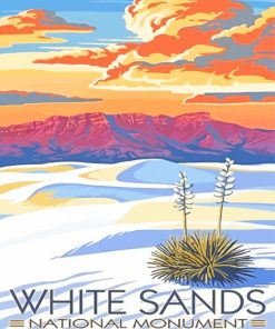 White Sand National Park Diamond Painting