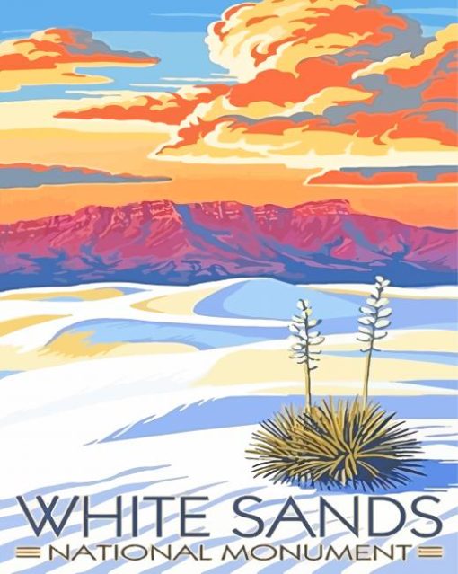 White Sand National Park Diamond Painting