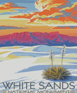 White Sand National Park Diamond Painting