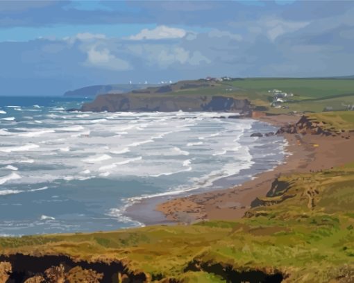 Widemouth Bay Diamond Painting