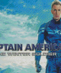 Winter Soldier Captain America Poster Diamond Painting