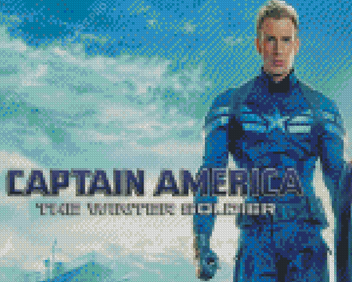 Winter Soldier Captain America Poster Diamond Painting