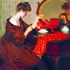 Woman At Dressing Table Diamond Painting