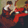 Woman At Dressing Table Diamond Painting