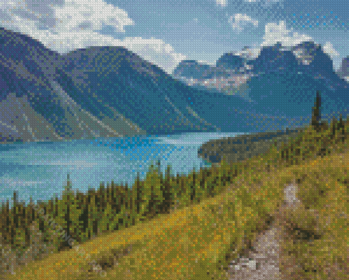 Wonder Lake Landscape Diamond Painting