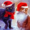 Xmas Cats Diamond Painting