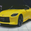 Yellow Nissan Z Diamond Painting