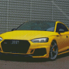 Yellow Audi Rs5 Diamond Painting