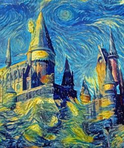 Abstract Van Gogh Harry Potter Diamond Painting