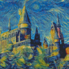 Abstract Van Gogh Harry Potter Diamond Painting