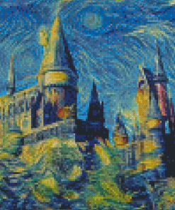 Abstract Van Gogh Harry Potter Diamond Painting