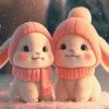 Adorable Bunnies Diamond Painting