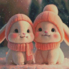 Adorable Bunnies Diamond Painting