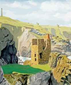 Aesthetic Botallack Tin Mine Diamond Painting