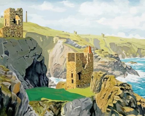 Aesthetic Botallack Tin Mine Diamond Painting