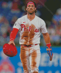 Aesthetic Bryce Harper Diamond Painting