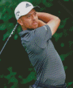 Xander Schauffele Golfer Diamond Painting