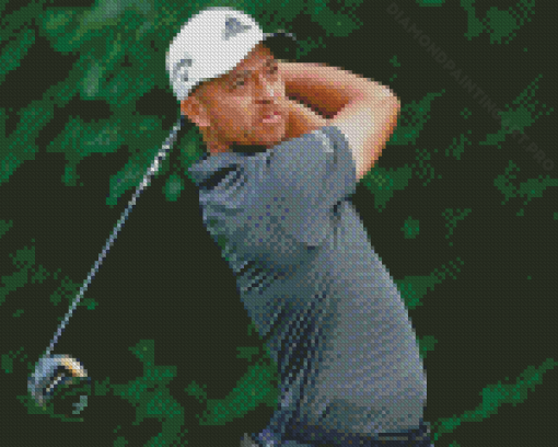 Xander Schauffele Golfer Diamond Painting