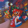 Aesthetic Mario Kart Diamond Painting