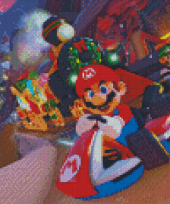 Aesthetic Mario Kart Diamond Painting