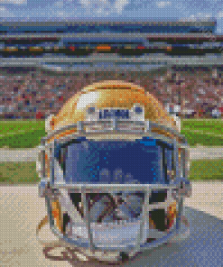 Aesthetic Notre Dame Football Helmet Diamond Painting