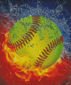 Aesthetic Softball Diamond Painting