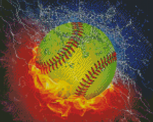 Aesthetic Softball Diamond Painting