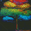 Aesthetic Colorful Tree Diamond Painting