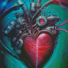 Aesthetic Steampunk Heart Diamond Painting