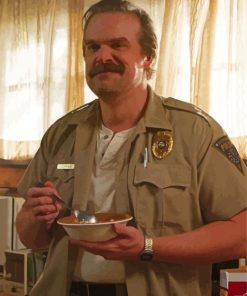 Aesthetic Stranger Things Hopper Diamond Painting