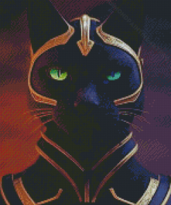 Aesthetic Warrior Cat Diamond Painting