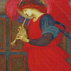 Angel Playing Music Diamond Painting