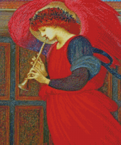 Angel Playing Music Diamond Painting