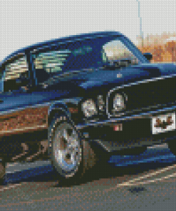 Black Mustang Mach 1 Diamond Painting