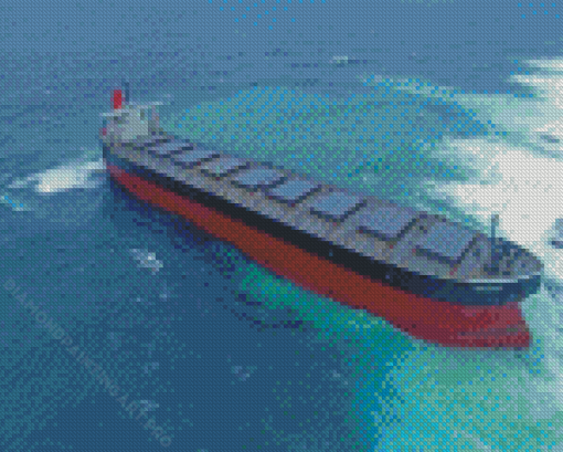 Wakashio Bulk Carrier Ship Diamond Painting