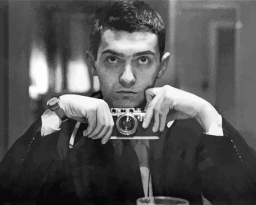 Black And White Stanley Kubrick Diamond Painting