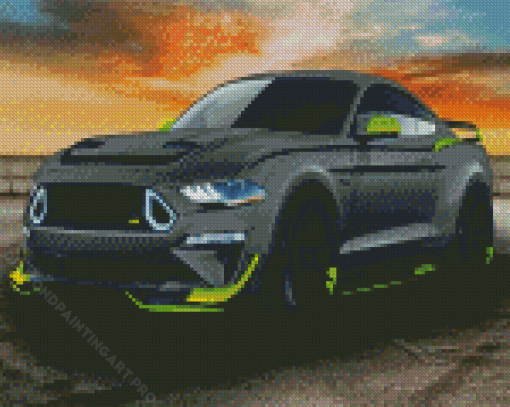 Black Ford Mustang Gt Diamond Painting