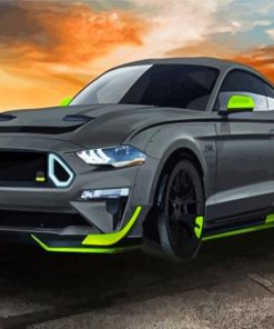 Black Ford Mustang Gt Diamond Painting