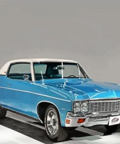 Blue 70 Chevrolet Diamond Painting